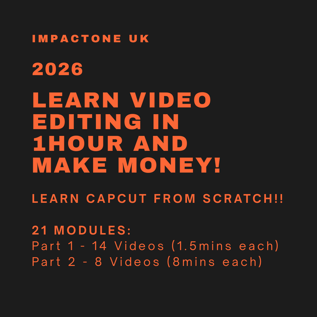 LEARN VIDEO EDITING IN 1HOUR