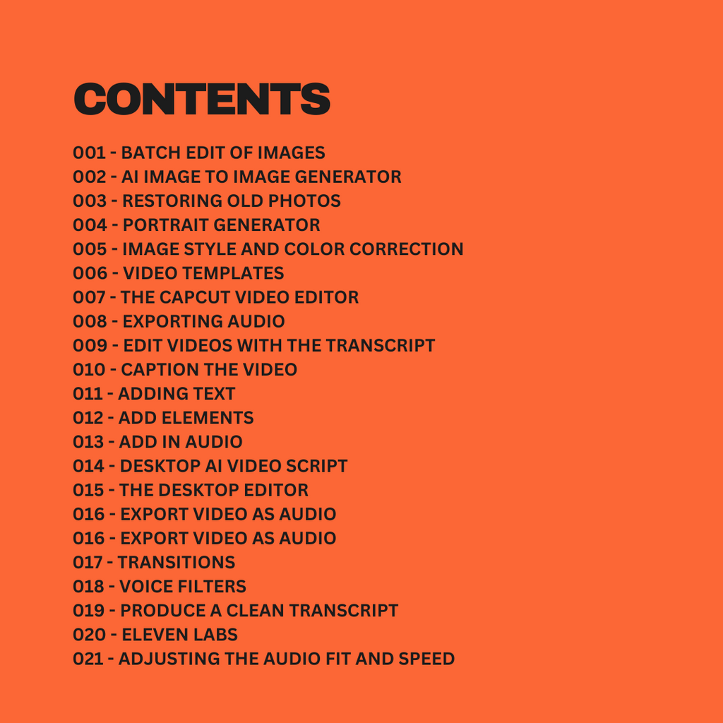 LEARN VIDEO EDITING IN 1HOUR