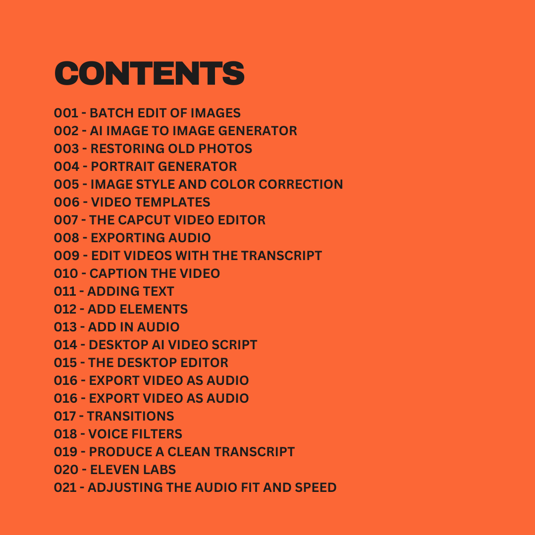 LEARN VIDEO EDITING IN 1HOUR