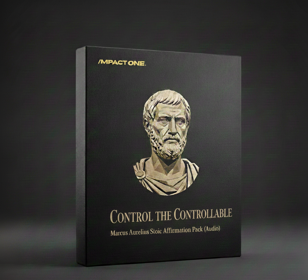 CONTROL THE CONTROLLABLE: Marcus Aurelius Stoic Affirmation Pack (Audio)