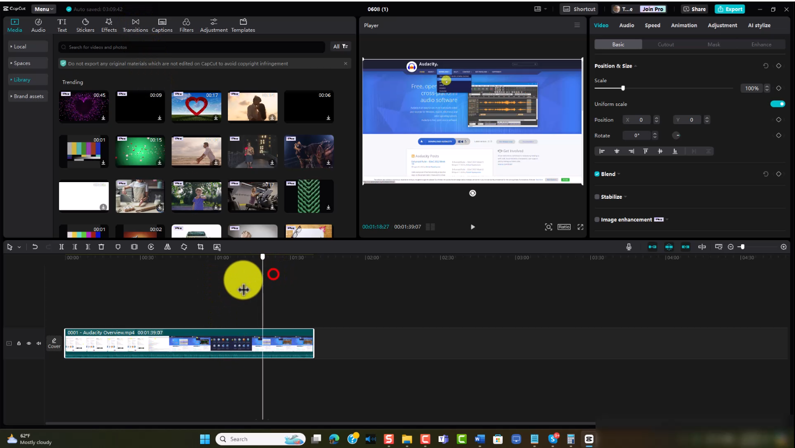 LEARN VIDEO EDITING IN 1HOUR
